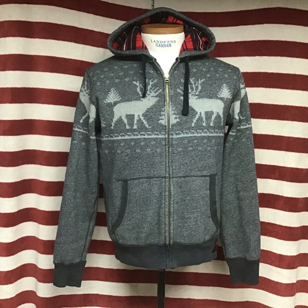 EUC POLO mountain deer hoodie sz M